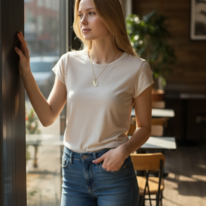 Smykkesæt håndbold rose guld look.